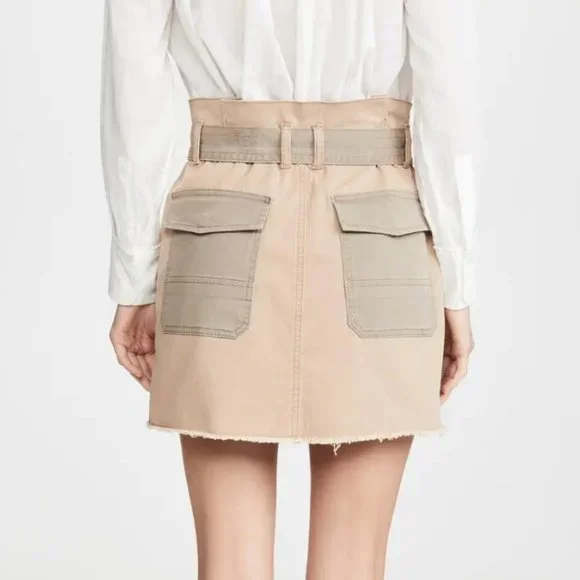 FRAME Paperbag Multi Tone Skirt - Picture 2 of 7